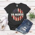 Va Nurse Real American Hero 4Th Of July Us Patriotic Vintage Women T-shirt Funny Gifts