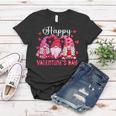 Valentine Gnome Love Valentines Day Gnomes Friends Squad Women T-shirt Funny Gifts