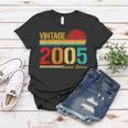 Vintage Born In 2005 Birthday Year Party Wedding Anniversary Women T-shirt Funny Gifts