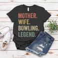 Vintage Mutter Frau Bowling Legende Retro Bowling Mom Frauen Tshirt Lustige Geschenke