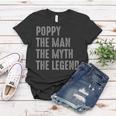 Vintage Poppy The Man The Myth The Legend Women T-shirt Funny Gifts