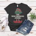 Weintrinkender Gnom Herren Frauen Tshirt, Lustiges Motiv für Weinliebhaber Lustige Geschenke