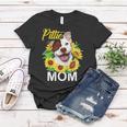 Womens Pitbull Pittie Mom Sunflower Mothers Day Gift Women T-shirt Funny Gifts