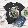 Wwii Military Aircraft Pinup Girl Women T-shirt Unique Gifts