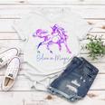 Believe In Magic Einhorn-Frauen Tshirt, Vintage-Fantasiekunst für Pferdefans Lustige Geschenke