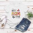 Best Mom Ever Colored Butterfly Patterns Mothers Day Gift Women T-shirt Unique Gifts