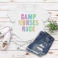 Camp Nurses Rocks Funny Camping Medical Crew Women T-shirt Funny Gifts
