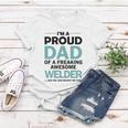 Im A Proud Dad Of Freaking Awesome Welder Women T-shirt Unique Gifts