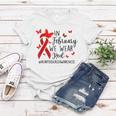 In February We Wear Red Heart Disease Awareness Month Women T-shirt Funny Gifts