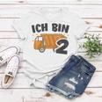 Kinder Müllauto Frauen Tshirt 2. Geburtstag, Müllabfuhr Design für Jungen Lustige Geschenke