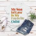 Womens My Son In Law Is My Favorite Child Funny For Son In Law Women T-shirt Unique Gifts