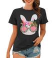 Bunny Face Leopart Print Easter Basket Stuffer For N Girl Women T-shirt