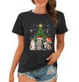Cute Cat Christmas Tree Cat Lover Xmas Cat Mom Gift Women T-shirt
