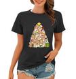 Funny Christmas Corgi Pajama Shirt Tree Dog Dad Mom Xmas Women T-shirt