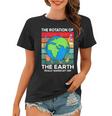 Funny Science Rotation Of Earth Makes My Day Space Teacher Women T-shirt