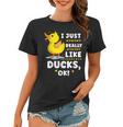 I Just Really Like Ducks Ok As Quack Lover Women T-shirt