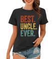 Mens Best Uncle Ever Support Uncle Relatives Lovely Gift Women T-shirt