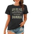Personalized Birthday Gift Idea For Person Named Donna Women T-shirt