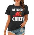 Retired Fire Chief Fire Fighters Love Women T-shirt