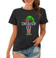The Engaged Elf Family Matching Group Christmas Gift Engagement Women T-shirt