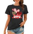 Three Gnomes Holding Hearts Valentines Day Gifts For Her V2 Women T-shirt
