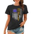 Vintage Usa American Flag Proud To Be Us Navy Aunt Military Women T-shirt