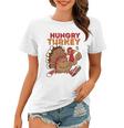 The Hungry Turkey Funny Thanksgiving Women T-shirt