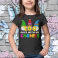 100 Days Of School 100Th Day With My Gnomies Funny Youth T-shirt