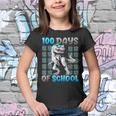 100 Days Of School Trex 100 Days Smarter 100Th Day Of School V3 Youth T-shirt