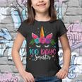 100 Days Smarter Unicorn 100 Days Of School 100Th Day  Youth T-shirt