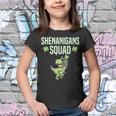 Shenanigans Squad St Patricks Day Dinosaur Dino Boys Kids  Youth T-shirt
