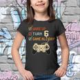 6 Year Old Gifts Level 6 Unlocked 6Th Birthday Boy Gaming V2 Youth T-shirt