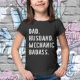 Car Mechanic Dad Funny Gift From Daughter Son Wife Gift Youth T-shirt