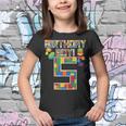 Cute 5Th Birthday Gift 5 Years Old Block Building Boys Kids Youth T-shirt