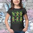 Dancing Leprechauns St Patricks Day Shamrock Boys Girls Kids Youth T-shirt