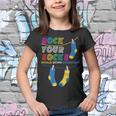Down Syndrome Awareness Rock Your Socks Girls Boys Youth T-shirt