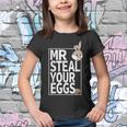 Easter Boys Toddlers Mr Steal Your Eggs Funny Spring Humor Youth T-shirt