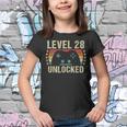 Gaming Vintage 28Th Birthday Gift 28 Year Old Boy Girl Gamer Youth T-shirt