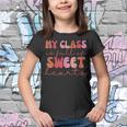 Groovy Teacher Valentine Back To School 100 Days Of School Youth T-shirt