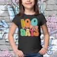 Happy 100 Days Of School Teacher Kids Retro Groovy 100Th Day V2 Youth T-shirt