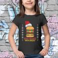 Happy Holidays With Cheese Shirt Christmas Cheeseburger Gift Youth T-shirt
