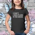 I Cant I Have Plans In The Garage Car Mechanic Design Print V2 Youth T-shirt