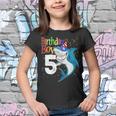 Kids 5Th Birthday Boy Shark Shirts Jaw-Some Five Shirt Boys Youth T-shirt