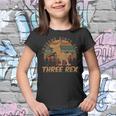 Kids Three Rex 3Rd Birthday Gifts Third Dinosaur 3 Year Old Youth T-shirt