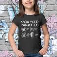 Know Your Parasites Tick Biden On Back Tshirt Youth T-shirt