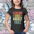 Legend Since August 1982 Awesome Funny Birthday Youth T-shirt