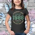 Legend Since January 1988 35 Years Old 35Th Birthday Boys Youth T-shirt