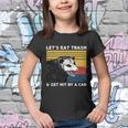 Lets Eat Trash And Get Hit By A Car Opossum Vintage Cute Gift Youth T-shirt