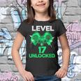 Level 17 Unlocked Birthday Boy 17 Year Old Video Game Gaming V2 Youth T-shirt