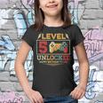 Level 5 Birthday Boy 5 Year Old Video Gamer Gaming Gift Boys Youth T-shirt